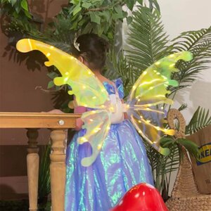 DIY Сборка Эльф Электрические крылья бабочки Электрические движущиеся крылья феи Крылья бабочки для девочки Светящиеся б