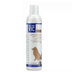 DOCTOR VIC Шампунь – кондиционер с кератином и провитамином B5 для длинношерстных собак 250.0