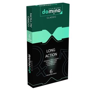 Domino condoms презервативы domino classic long action 6