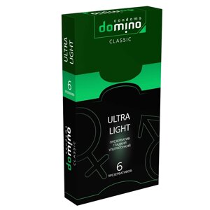 Domino condoms презервативы domino classic ultra light 6.0