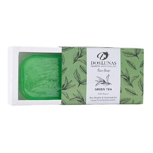 DOS LUNAS Мыло для лица с зеленым чаем 100.0 от компании Admi - фото 1