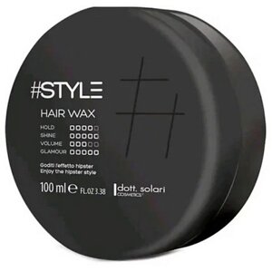 DOTT. solari cosmetics воск для волос сильной фиксации #STYLE 100.0