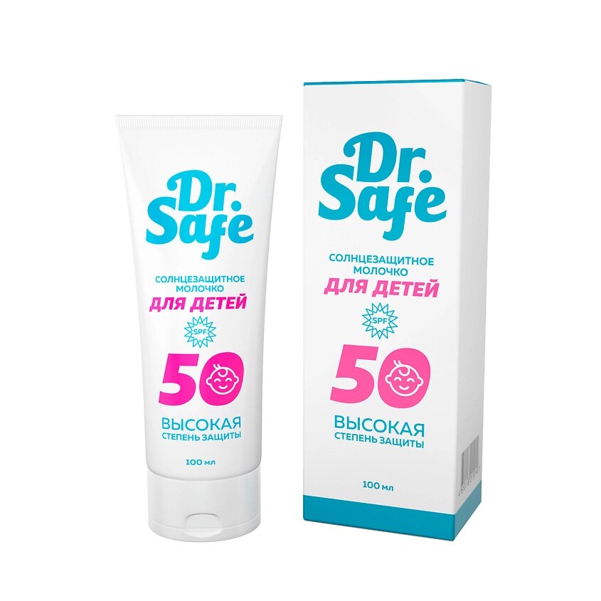 DR. SAFE Солнцезащитное молочко для детей 50 SPF 100.0 от компании Admi - фото 1