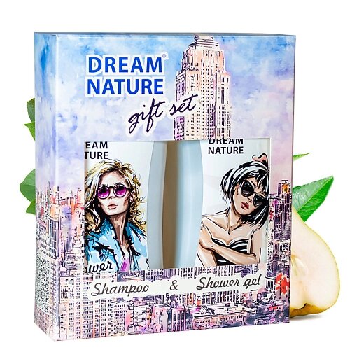 DREAM NATURE Косметический подарочный набор для женщин "Увлажняющий"