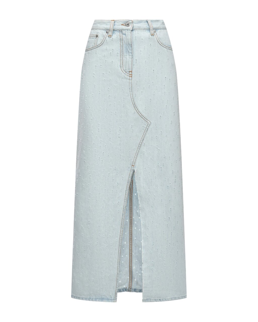 Джинсовая юбка с разрезом MSGM от компании Admi - фото 1