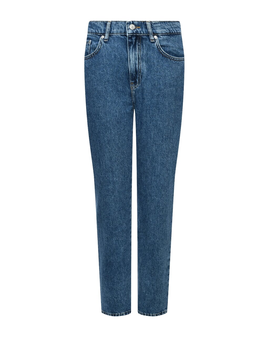 Джинсы прямые, синие Mo5ch1no Jeans от компании Admi - фото 1