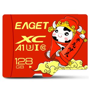 EAGET T1 карта памяти класса 10 карта памяти мультяшном стиле U3 A1 V30 TF карта 32GB/64GB/128 ГБ смарт-карта