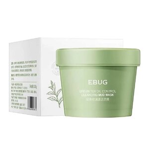 EBUG Очищающая глиняная маска для лица с экстрактом зеленого чая 100.0