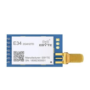 Ebyte E34-2G4H27D nRF24L01P 2,4 ГГц 5 км 27 дБм 500 мВт DIP Модуль UART беспроводного приемопередатчика с автоматически