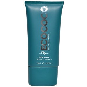 ECOCOCO Скраб для лица отшелушивающий с морской солью и углем Exfoliator Sea Salt + Charcoal