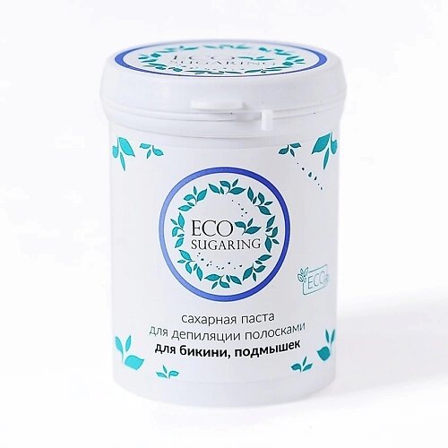 ECOSUGARING Сахарная паста для шугаринга СРЕДНЯЯ для бикини, подмышек полосками 330