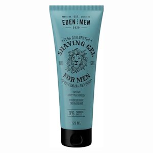 EDEN Гель для бритья прозрачный без пены FOR MEN 125