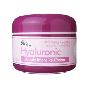 EKEL Крем для лица с Гиалуроновой кислотой Увлажняющий Ample Intensive Cream Hyaluronic 100