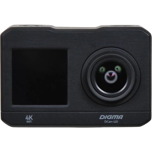 Экшн-камера Digma DiCam 420 черная от компании Admi - фото 1