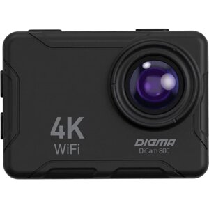 Экшн-камера Digma DiCam 80C черная