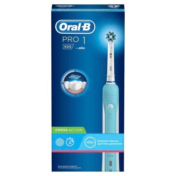 Электрическая зубная щетка Oral-B/Орал-би PRO 500 Cross Action от компании Admi - фото 1