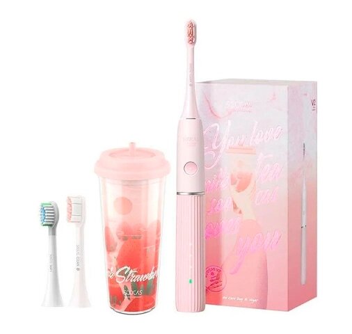 Электрическая зубная щетка Xiaomi Soocas Sonic Electric Toothbrush V2 Pink от компании Admi - фото 1