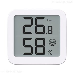 Электронный цифровой измеритель температуры и влажности Xiaomi Термометр гигрометр для помещений На открытом воздухе мет