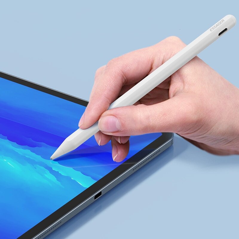ESSAGER магнитный bluetooth Беспроводная зарядка перезаряжаемый стилус Touch Ручка для или Apple Ручкаcil 2 1 для мини-п от компании Admi - фото 1