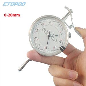 ETOPOO 20 мм 0-100HC циферблатный индикатор имперский циферблат индикатор диаметра часов Тип микрометры