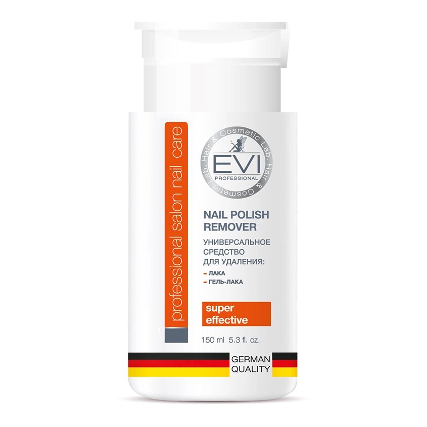 EVI PROFESSIONAL Средство для снятия лака и гель-лака с помпой-дозатором Professional Salon Nail Care Nail Polish Remover от компании Admi - фото 1