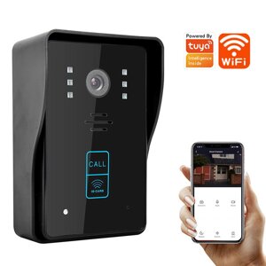 Европейский стандарт Tuya Smart WiFi Video Doorbell APP Wireless Дистанционный Телефонный звонок 1080P камера Обнаружени