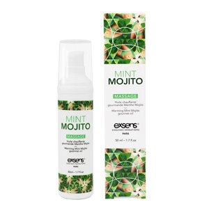 EXSENS Разогревающее массажное масло Gourmet MINT MOJITO 50