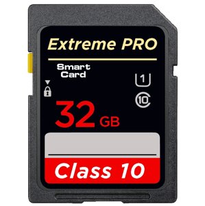 Extreme Pro SD-карта 256 ГБ 128 ГБ 64GB 32GB Flash Карта памяти Высокоскоростная карта SDXC SDHC класса 10 UHS-I для кам