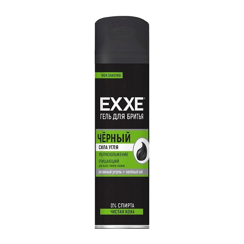 EXXE Гель для бритья Черный, с углем 200 от компании Admi - фото 1