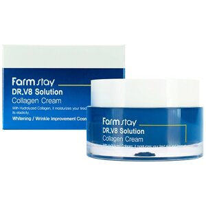 FARMSTAY FARMSTAY Крем для лица с коллагеном DR. V8 Solution Collagen Cream