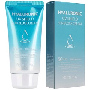FARMSTAY Крем для лица Солнцезащитный с гиалуроновой кислотой SPF50+PA Hyaluronic UV Shield Sun Block Cream
