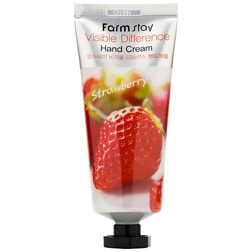 FARMSTAY Крем для рук с экстрактом клубники Visible Difference Hand Cream Strawberry от компании Admi - фото 1