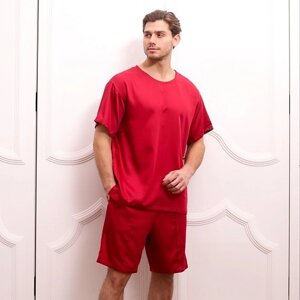 Fatlan пижама: футболка + шорты "vinous" unisex