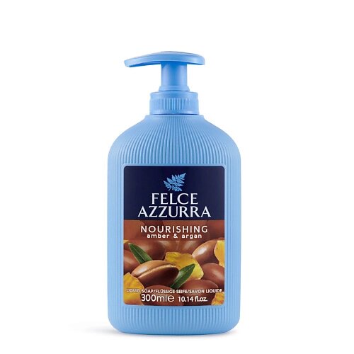 FELCE AZZURRA Жидкое мыло "Питание" Амбра и Аргановое масло Nourishing Amber & Argan Liquid Soap