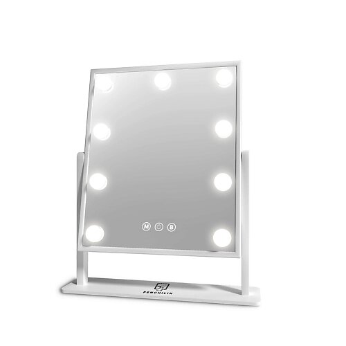 FENCHILIN Профессиональное настольное зеркало c подсветкой, 30х25см от компании Admi - фото 1