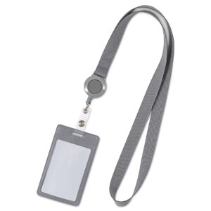 FLEXPOCKET Пластиковый карман для бейджа или пропуска на ленте с рулеткой