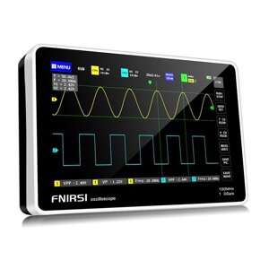 FNIRSI 1013D 7-дюймовый цифровой 2-канальный планшет Осциллограф Пропускная способность 100 Мбит / с Частота дискретизац