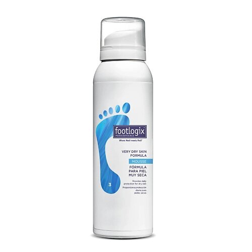 FOOTLOGIX "3" Very Dry Skin Formula Мусс для очень сухой кожи пяток 125 от компании Admi - фото 1