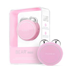 FOREO BEAR mini Микротоковое тонизирующее устройство для лица с 3 уровнями интенсивности, Pearl Pink