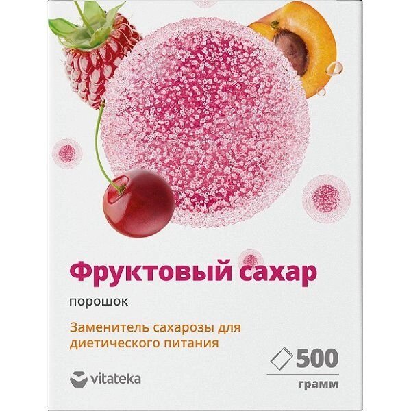 Фруктовый сахар (фруктоза) Vitateka/Витатека порошок 500г от компании Admi - фото 1
