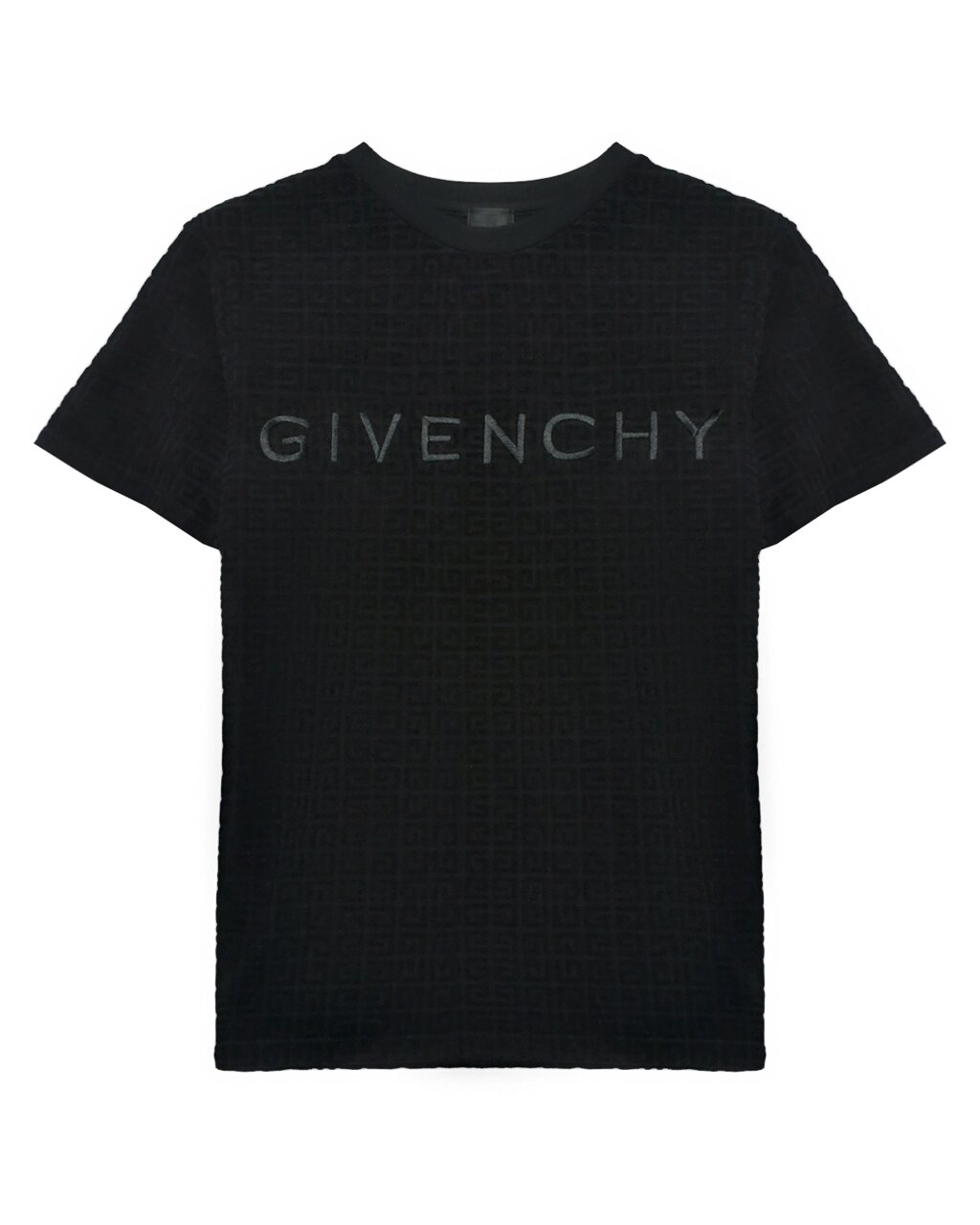 Футболка велюровая со сплошным лого Givenchy от компании Admi - фото 1