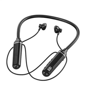 G09 Wireless Наушник Bluetooth V5.3 HiFi Stereo 800mAh Батарея LED DiSpaly Водонепроницаемы Soft Wire Sports Шея Подвесн