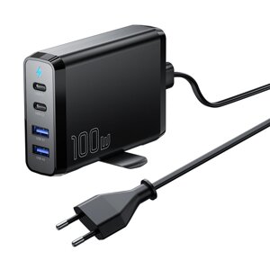[Gan tech] essager 100 вт 4-портовое зарядное устройство USB PD 2USB-C + 2USB-A QC3.0 PD3.0 AFC FCP SCP DCP PPS BC1.2 ap