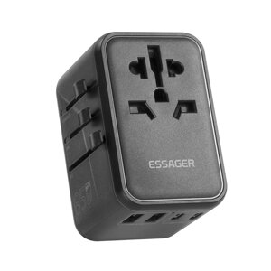 [Gan tech] essager 636DV 65 вт 5-портовое зарядное устройство USB PD 3USB-C+2USB-A PD3.0 2.0 QC3.0 2.0 FCP SCP PPS DCP A