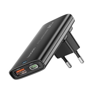 [GaN Tech] Туки ТСТ67-16 67 Вт 2-портовое зарядное устройство USB PD USB-A + USB-C Адаптер настенного зарядного устройст