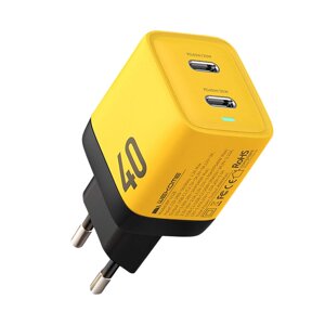 [Gan tech] wekome 40 вт 2-портовое зарядное устройство USB PD dual 20 вт USB-C PD3.0 QC3.0 FCP SCP AFC BC1.2 apple2.4A P