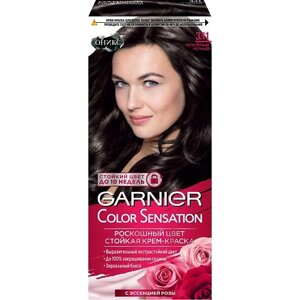 GARNIER Стойкая крем-краска для волос "Оникс" Color Sensation