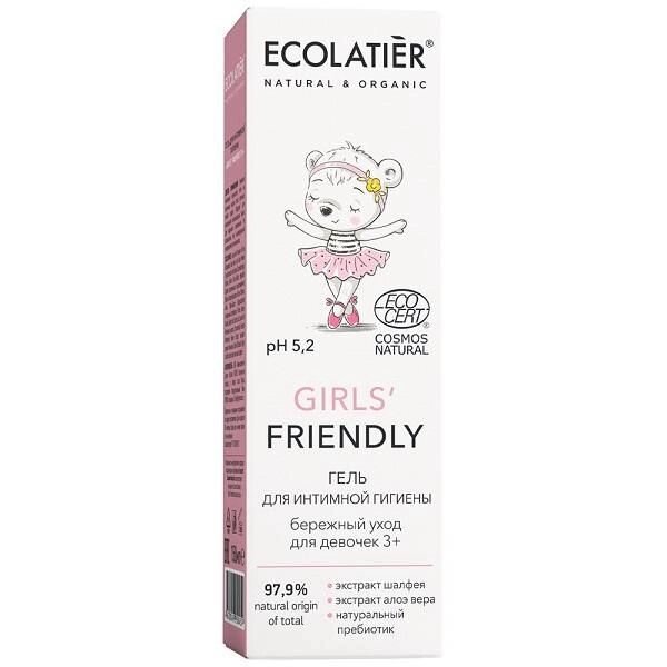 Гель для интимной гигиены Girls' Friendly 3+ (Ecocert), Ecolatier baby 150 мл от компании Admi - фото 1