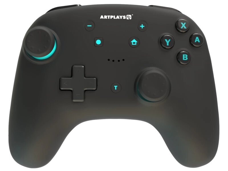 Геймпад Artplays NS65 для Nintendo Switch/PC Black-Turquoise ART30 от компании Admi - фото 1
