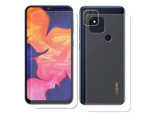 Гидрогелевая пленка LuxCase для Oppo A15 0.14mm Front and Back Transparent 86556